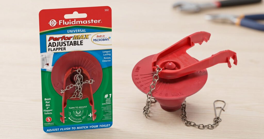 cómo cambiar el flapper del inodoro paso a paso con Fluidmaster 502