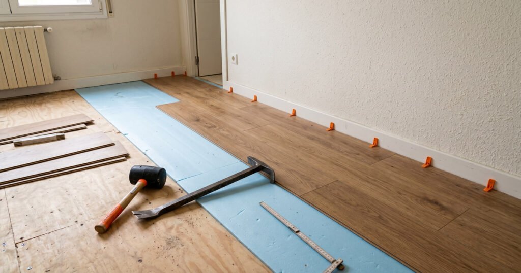 instalar piso de vinilo laminado paso a paso en casa