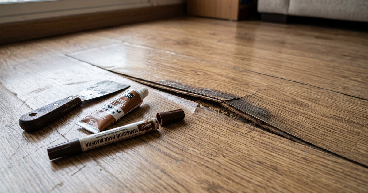 reparar piso laminado dañado sin reemplazar todo