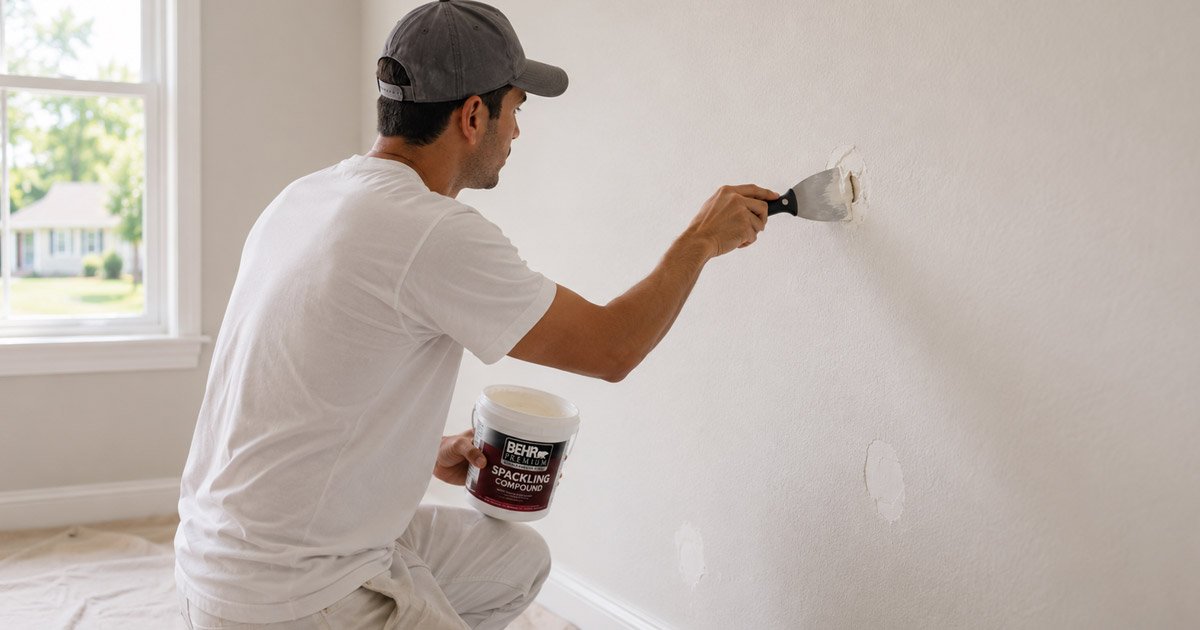 cómo preparar paredes antes de pintar con spackling y primer