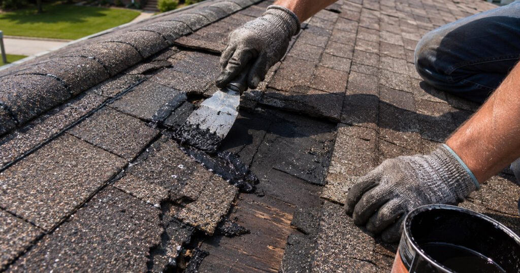 cómo reparar una gotera en el techo de casa