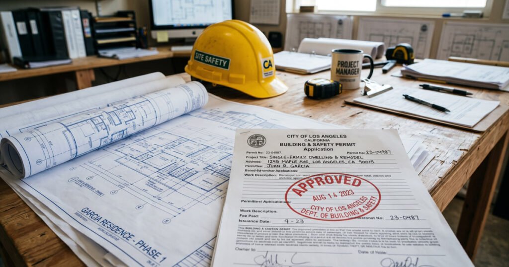 permiso de construcción California aprobado