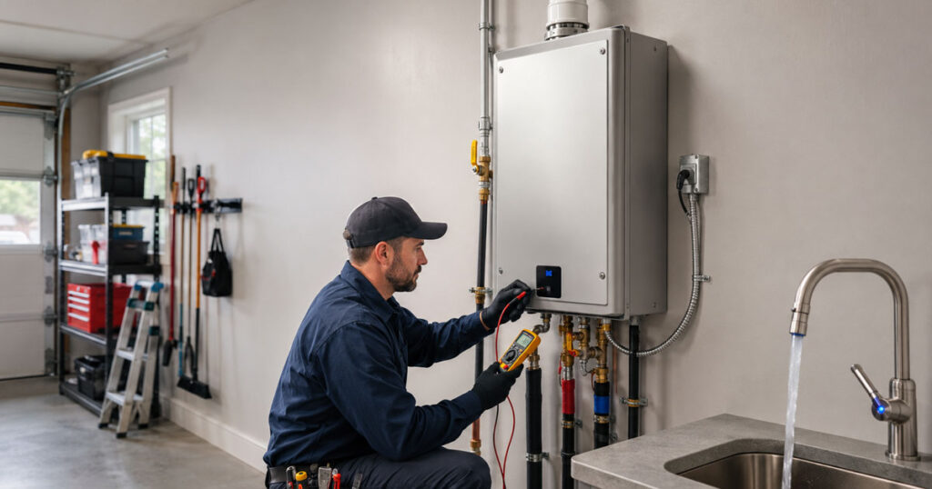 calentador tankless no calienta