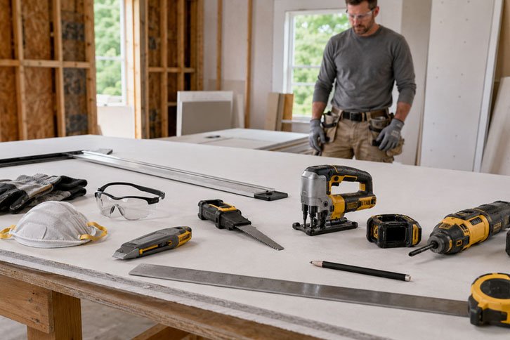 cómo cortar un hueco en drywall para caja eléctrica - Cómo Cortar Drywall Correctamente: Herramientas y Técnica