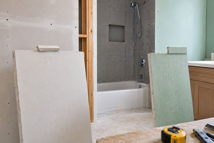 green board para baño