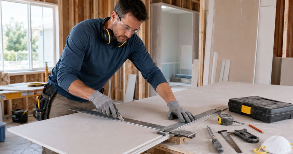 navaja para cortar drywall