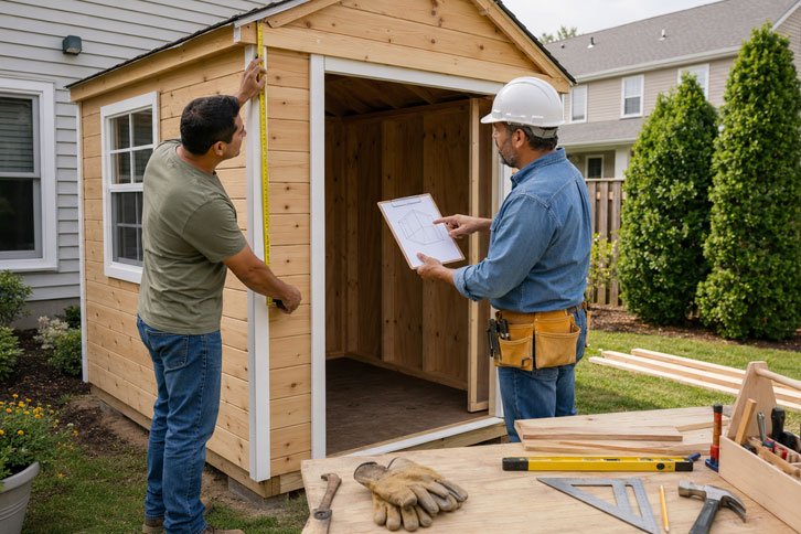 deck sin permiso de construcción