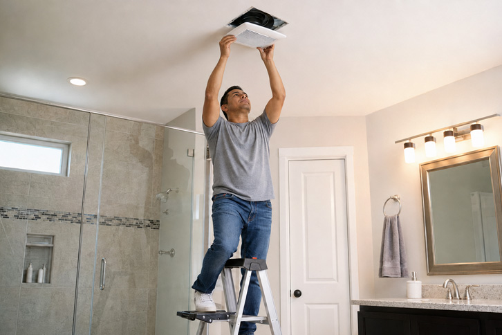 Cómo Instalar un Extractor de Baño (Exhaust Fan) en EEUU