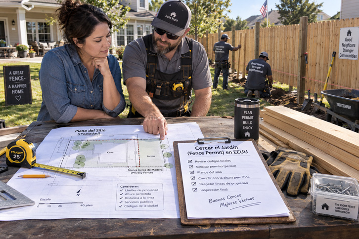 Permiso Para Cercar el Jardín (Fence Permit) en EEUU: Todo lo que Necesitas Saber